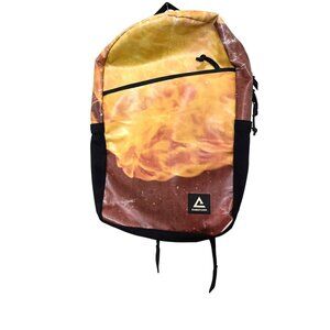 Rareform Backpack With Unique Abstract Print & Multiple Compartments